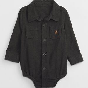 GAP Charcoal Kids One Piece Bodysuit